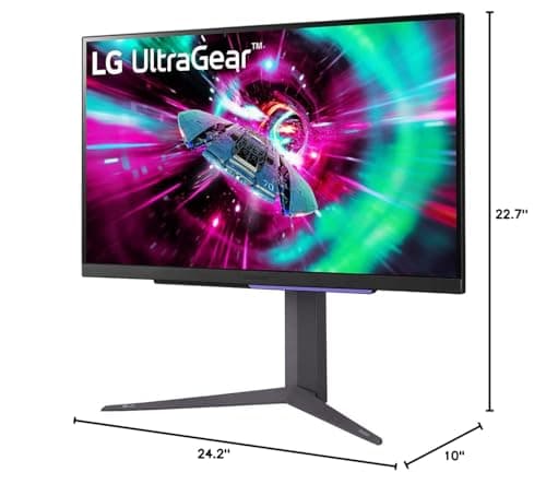 LG UltraGear 27GR93U-B 27" 4K 144Hz IPS Monitor image