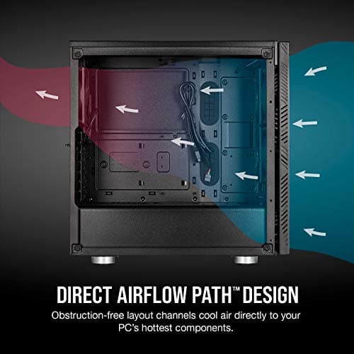 CORSAIR CARBIDE 275R Mid-Tower Gaming Case, Tempered Glass- Black (CC-9011132-WW) image