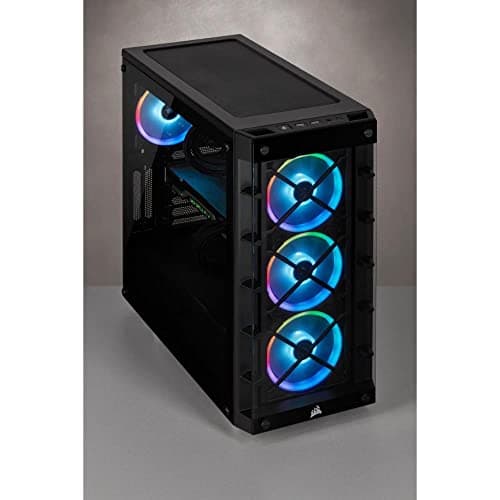 Corsair iCUE 465X RGB ATX Mid Tower Black Tempered Glass USB 3.2 Gen 1 Type-A image
