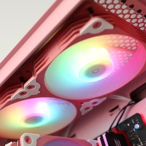 Vetroo ARGB120 120mm Pink PWM Addressable RGB image