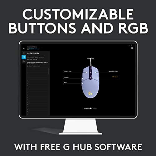 Logitech G203 Lightsync Wired Optical Mouse image