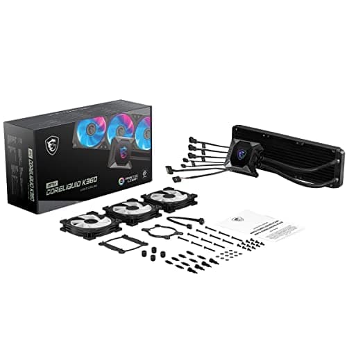 MSI MPG CORELIQUID K360 Water 360mm 77.4 CFM Black image