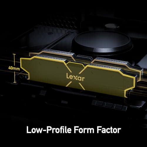Lexar THOR OC Black / Gold DDR5-6000 CL32 32GB (2x16GB) image