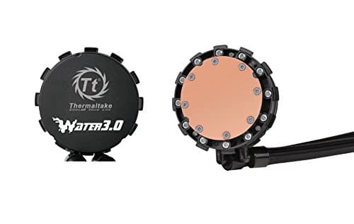 Thermaltake Water 3.0 Riing RGB Water 280mm 81.2 CFM RGB Black / Red image