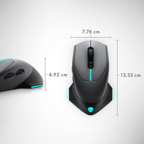 Dell Alienware AW610M Optical Wired Gaming Mouse image