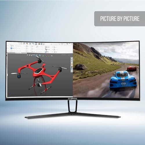 Sceptre C355W-3440UN 35" 3440x1440 100Hz VA Curved Monitor image