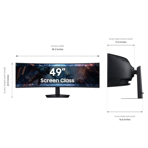 Samsung Odyssey G9 G91F 49" DQHD 144Hz VA Curved Monitor image
