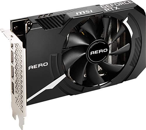 MSI GeForce RTX 3060 12GB AERO ITX OC 12GB GDDR6 Black / Silver image