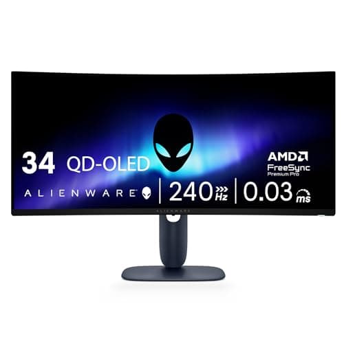Dell Alienware AW3425DW 34.2" 1440p 240Hz QD-OLED Curved Monitor main image