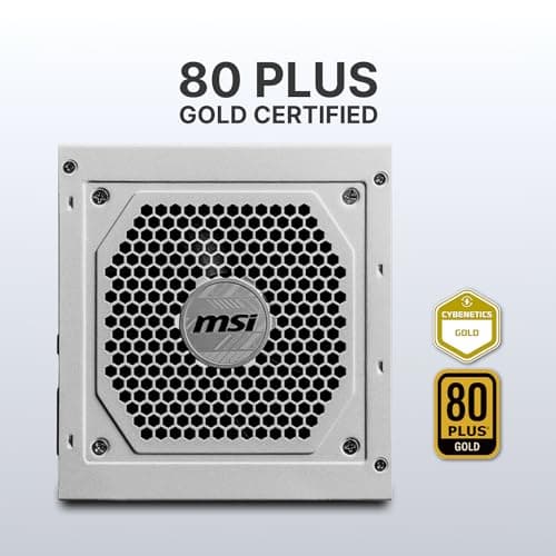 MSI MAG A850GL PCIE5 White 850W Fully Modular 80+ Gold ATX image