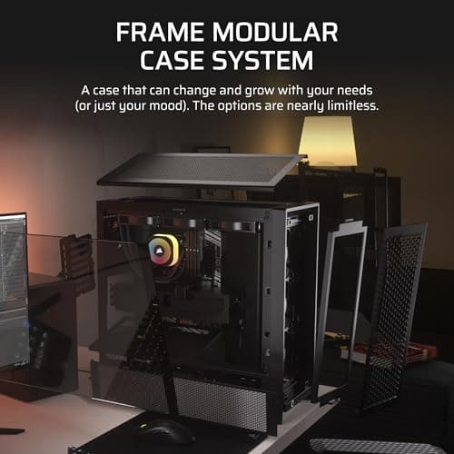 Corsair FRAME 4000D RS Modular ATX Mid-Tower PC Case - Black image