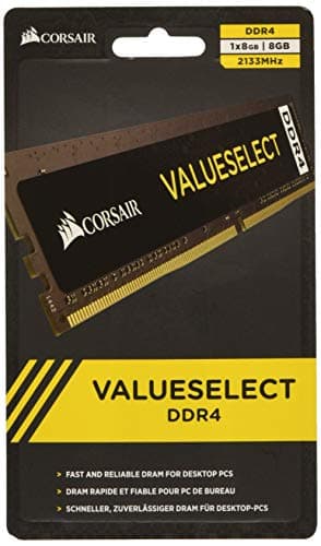 Corsair CMV8GX4M1A2133C15 Black DDR4-2133 CL15 8GB (1x8GB) image