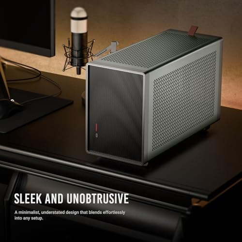 Antec Performance 1 M Mini-ITX Desktop Green / Black with Mesh Side Panel and USB 3.2 Gen 2 Type-C image