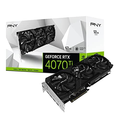 PNY GeForce RTX 4070 Ti VERTO 12GB GDDR6X Black image