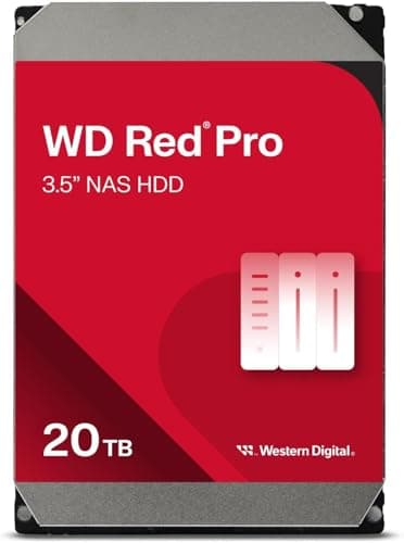 Western Digital WD Red Pro 20 TB 3.5" HDD 7200RPM SATA 6.0 Gb/s image