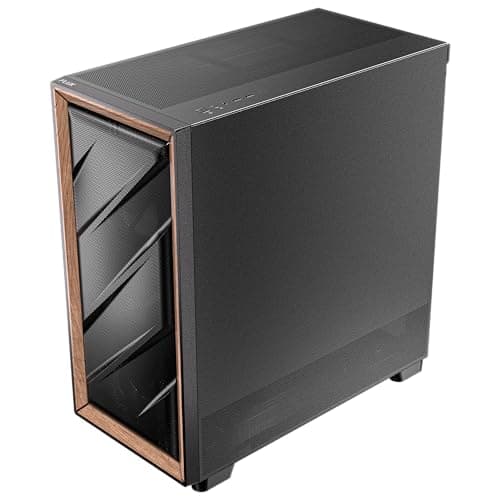 Antec FLUX ATX Mid Tower Black / Brown Tempered Glass Side Panel image