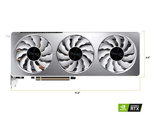 Gigabyte Vision OC GeForce RTX 3070 8GB GDDR6 Silver image