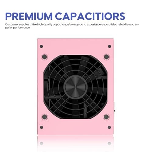 Vetroo CP-PSU-VT-850W-SFX Pink SFX 850W Fully Modular 80+ Gold Certified image
