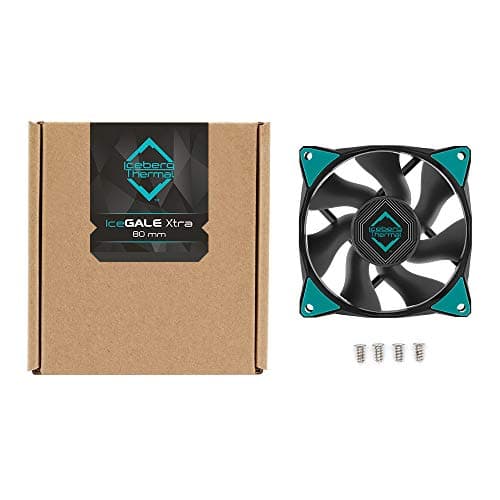 Iceberg Thermal IceGALE Xtra 80mm Black / White PWM 1-Pack image