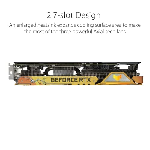 Asus TUF-RTX3060-O12G-DEMONSLAYER GeForce RTX 3060 12GB GDDR6 Orange / Black image