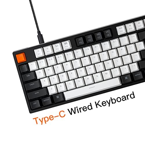 Keychron C2 Gateron G Pro Brown Hot-swappable Mechanical Gaming Keyboard Wired image