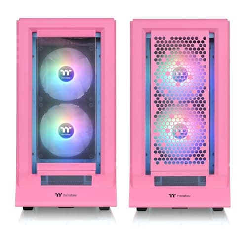 Thermaltake Ceres 350 MX ATX Mid Tower Pink with Tempered Glass Side Panel, USB 3.2 Gen 2 Type-C, and USB 3.2 Gen 1 Type-A image