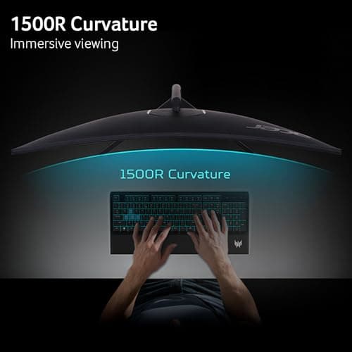 Acer EI322QUR Pbmiippx 31.5" 1500R Curved Monitor image