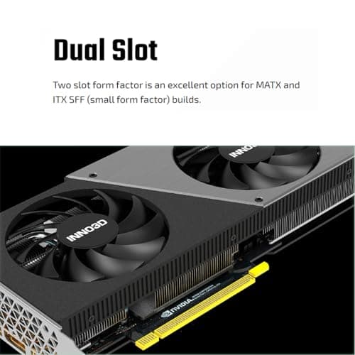 Inno3D GeForce RTX 4070 Twin X2 OC 12GB GDDR6X Black / Silver image