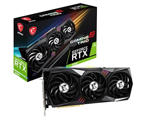 MSI GAMING Z TRIO GeForce RTX 3080 LHR 12GB GDDR6X Black / Gray image