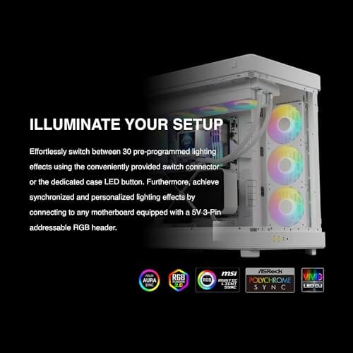 GAMDIAS CHIONE P5 Water 360mm 81.81 CFM White image