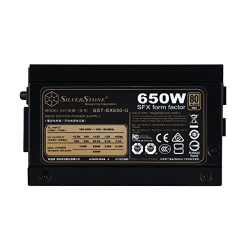 Silverstone SX650-G SFX 650W Fully Modular 80+ Gold Certified image