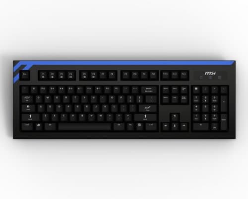 MSI CK Series Wired Standard Cherry MX Red Mechanical Keyboard image