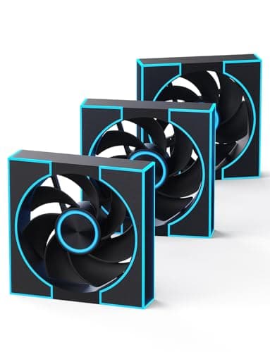 darkFlash DM8R LINE Black Reverse 120mm Black Pack of 3 image