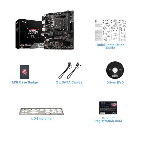 MSI A520M PRO DDR4 Micro ATX image