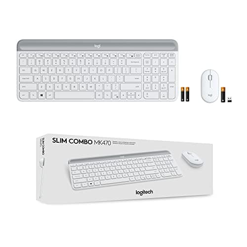 Logitech MK470 Wireless/Wired Slim Keyboard with Optical Mouse image