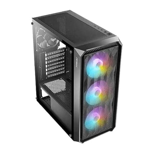 Antec NX292 ATX Mid Tower Black with Tempered Glass Side Panel and USB 3.2 Gen 1 Type-A, USB 2.0 Type-A image