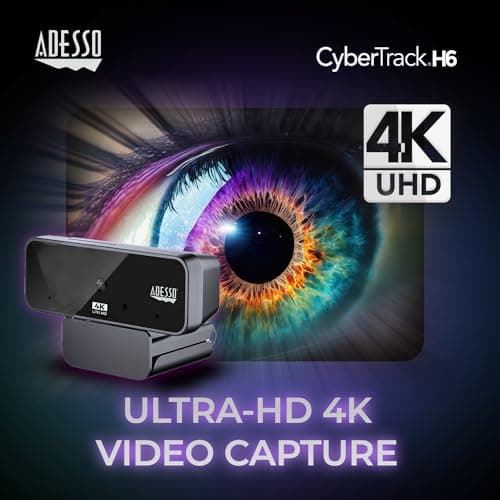 Adesso Cybertrack H6 4K Webcam image
