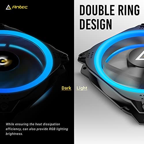 Antec SPARK 120mm Black RGB PWM 45.03 CFM 1-Pack image