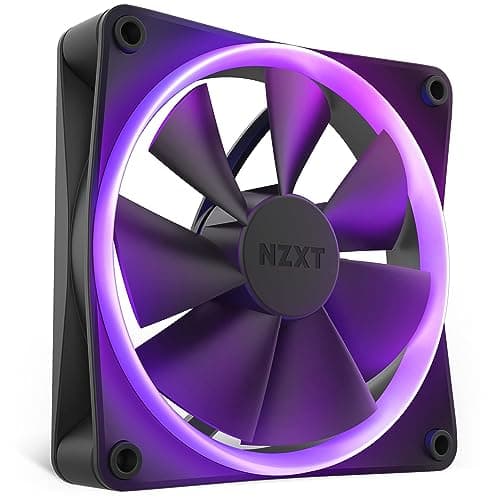 NZXT F120 120mm Black Addressable RGB PWM 50.18 CFM image