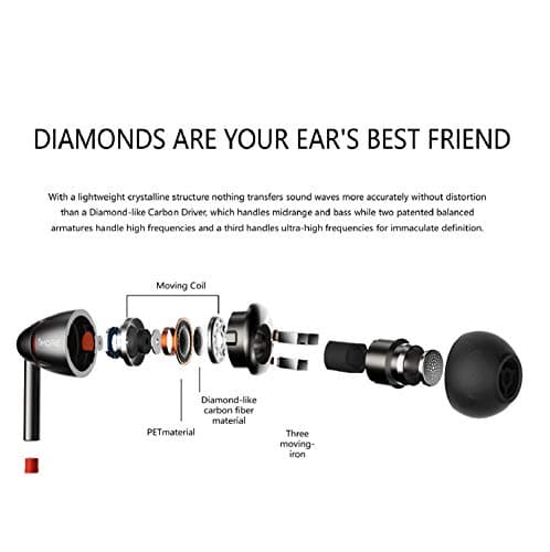 1MORE Quad Driver In-Ear Closed Headphones With Microphone image