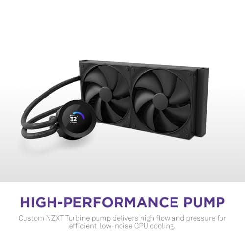 NZXT Kraken Plus 240mm AIO Liquid Cooler with 1.54" LCD image