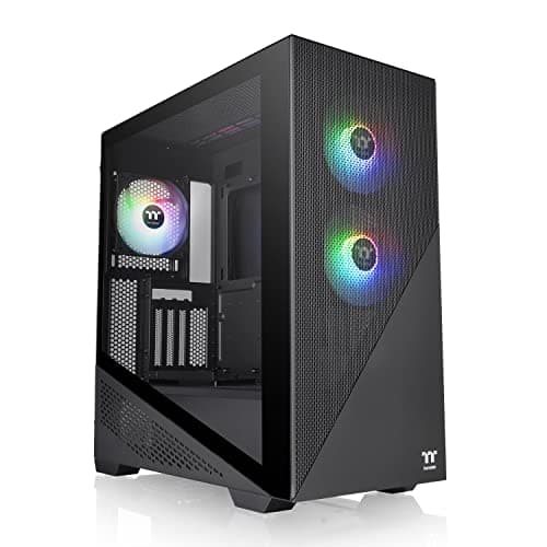 Thermaltake Divider 370 ATX Mid Tower Black Tempered Glass Side Panel ARGB main image