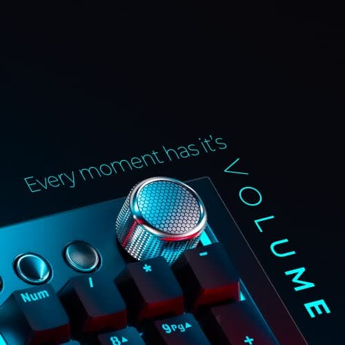 [Upgraded 2020] Gaming Membrane Keyboard with Mechanical Feel Clicks, LED RGB Backlight 104 Keys + 8 Multimedia & Ergonomic Stand - Anti-Ghosting, Palm Rest - for PC/MAC/Computer/Desktop Pro Gamers image