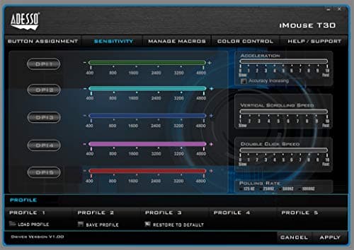 Adesso iMouse T30 Wireless Optical Mouse image