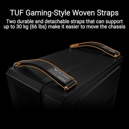 Asus TUF Gaming GT502 Horizon ATX Mid Tower White with Tempered Glass Side Panel and USB 3.2 Gen 2 Type-C, USB 3.2 Gen 1 Type-A image