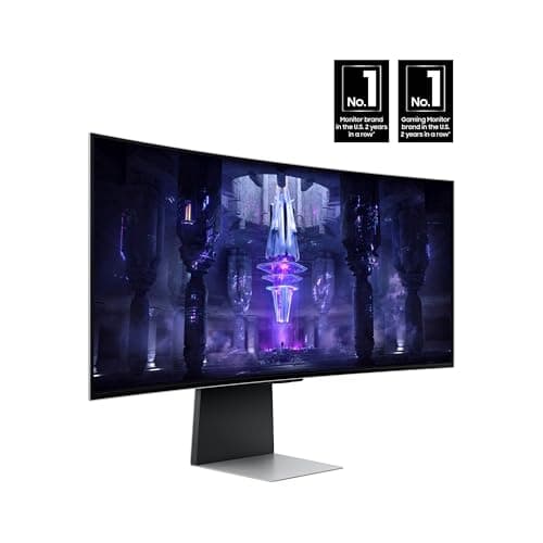 Samsung Odyssey G8 34" 3440x1440 175Hz QD-OLED Curved Monitor image