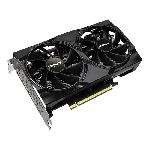 PNY Dual Fan GeForce RTX 5060 8GB GDDR7 Black image