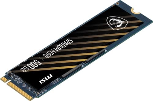 MSI SPATIUM M390 500GB M.2-2280 SSD PCIe 3.0 x4 NVMe image