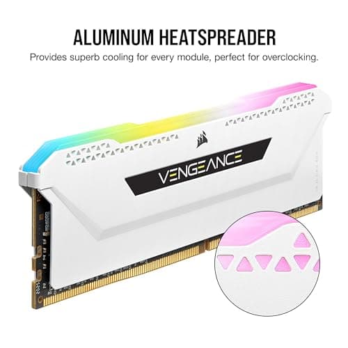 Corsair Vengeance RGB Pro SL White / Black DDR4-3200 CL16 32GB (2x16GB) image