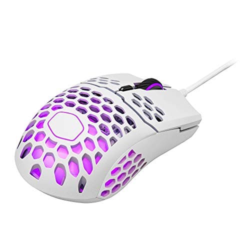 Cooler Master MM711 Matte White Wired Optical Mouse image